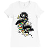 many colors  snake Ladies Fitted T-Shirt