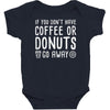 coffee or donuts Baby Bodysuit