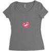 Broken Heart Women's Triblend Scoop T-shirt