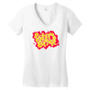 peanut butter splash Women's V-Neck T-Shirt