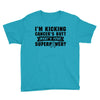 I Am Kicking Cancers Butt Whats Your Superpower? Youth Tee
