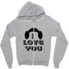i love you and i know Zipper Hoodie