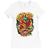 party god (red) Ladies Fitted T-Shirt