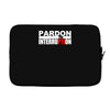 pardon the interruption Laptop sleeve