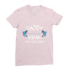 daddy shark doo doo doo Ladies Fitted T-Shirt