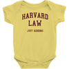 harvard law just kidding   funny Baby Bodysuit