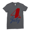 4th of july Ladies Fitted T-Shirt