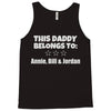 personalised daddy Tank Top