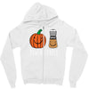 pumpkin spice Zipper Hoodie
