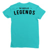 Life Begins at Forty 1978 the Birth of Legends Ladies Fitted T-Shirt