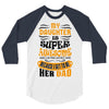 My Daughter Super Awesome Dad 3/4 Sleeve Shirt