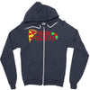 merry pizzamas 3 Zipper Hoodie