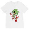 zombie sonic V-Neck Tee