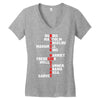 black history 365 Women's V-Neck T-Shirt