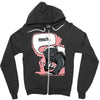meh says honey badger Zipper Hoodie