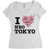 i love neo tokyo Women's Triblend Scoop T-shirt