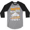 Motorcycles Papa 3/4 Sleeve Shirt