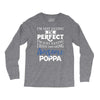 awesome poppa Long Sleeve Shirts