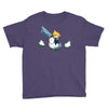 mighty hero atop a chicken Youth Tee