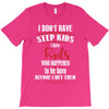 step kids white letter T-Shirt