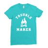 Trouble Maker Ladies Fitted T-Shirt