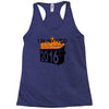 2016 dumpster fire Racerback Tank