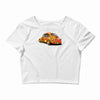 sixties vw beetle, ideal gift or birthday present Crop Top