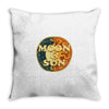 Moon and Sun Throw Pillow