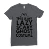 this is my lazy ghost costume 2 Ladies Fitted T-Shirt