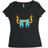 high tooths with joint Women's Triblend Scoop T-shirt
