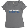 claustrophobia Women's Triblend Scoop T-shirt