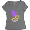 the mad titan Women's Triblend Scoop T-shirt