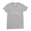i speak gilmore rectangle Ladies Fitted T-Shirt