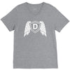 letter d with wings V-Neck Tee