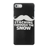 mustaching through snow iPhone 7 Case