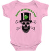 happy saint patrick day skull Baby Onesie