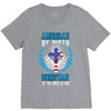 American by Birth Christian By the Grace of God V-Neck Tee