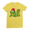 kermit christmas Ladies Fitted T-Shirt