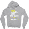 Kings Are Born In August Zipper Hoodie