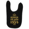 kings are born in 1955 Baby Bibs