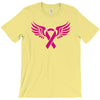 breast cancer ribbon with wing T-Shirt