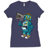 robot kicks Ladies Fitted T-Shirt