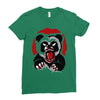 angry panda Ladies Fitted T-Shirt