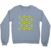 reduce, reuse, reargyle Crewneck Sweatshirt