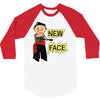 new face 3/4 Sleeve Shirt