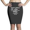 Guccify Yourself White Black White Pencil Skirts