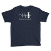 funny darwin evolution of humanity military army warfare Youth Tee