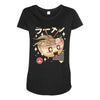 Japanese Ramen Maternity Scoop Neck T-shirt