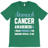 stomach cancer awaneress i wear periwinkle for someone special to me T-Shirt