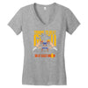 training to beat saiyan or at least warrior anime gym workout lifting Women's V-Neck T-Shirt